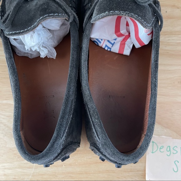 Frye Moccasin Driving Suede Lace Front Loafers - Picture 4 of 7